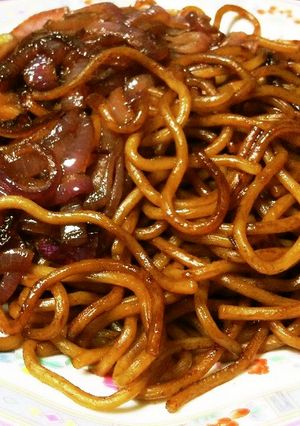 粉ソースの「具と麺分け焼きそば」-レシピのメイン写真