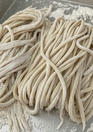 新潟和麦ゆきちから　基本の手打ちうどん-レシピのメイン写真