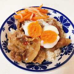 รูปของ 豚こま＆フライパンで★ルーロー飯風