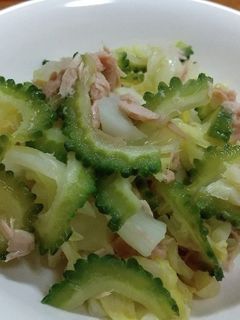 ゴーヤとツナのサラダ-レシピのメイン写真