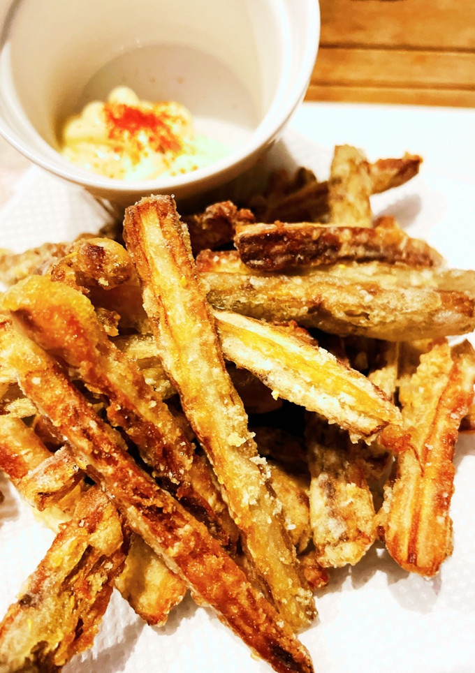 ビールがすすむ！簡単ごぼうの唐揚げ-レシピのメイン写真