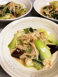 【玉ねぎ麹】で味付けチンゲン菜の炒め物-レシピのメイン写真