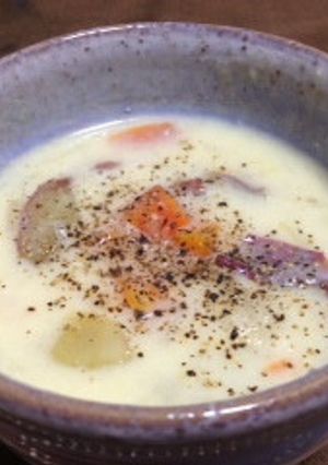 さつまいもの豆乳ポタージュ-レシピのメイン写真