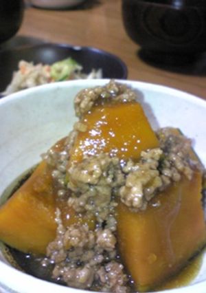 かぼちゃのそぼろあんかけ-レシピのメイン写真