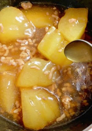 冬瓜とひき肉の旨煮-レシピのメイン写真