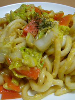 ズボランチ★5分でできる卵とじ焼きうどん-レシピのメイン写真