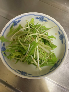 水菜の炒め物-レシピのメイン写真