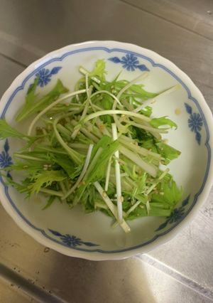 水菜の炒め物-レシピのメイン写真