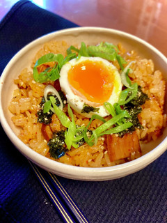 炊飯器におまかせ☆キムチの炊き込みごはん-レシピのメイン写真