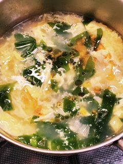 わかめとたまごスープ 中華風-レシピのメイン写真