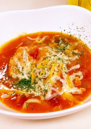 チキンのトマト煮込みを圧力鍋で。-レシピのメイン写真