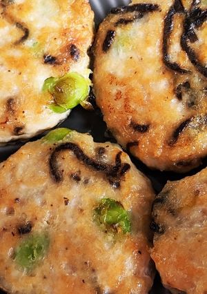 塩こんぶと枝豆のつくね☆-レシピのメイン写真