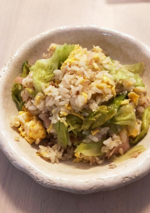 シャキシャキレタスチャーハン-レシピのメイン写真