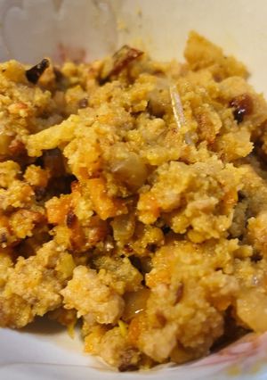 おからパウダーを使ったカレー味のおから-レシピのメイン写真