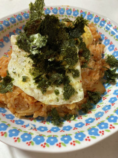 キムチチャーハン〜目玉焼きを添えて〜-レシピのメイン写真