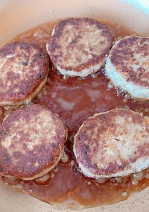 冷凍可能、お魚ハンバーグ(照り焼き味)-レシピのメイン写真