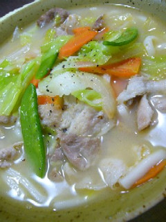 あったか♪ ちゃんぽん風うどん-レシピのメイン写真