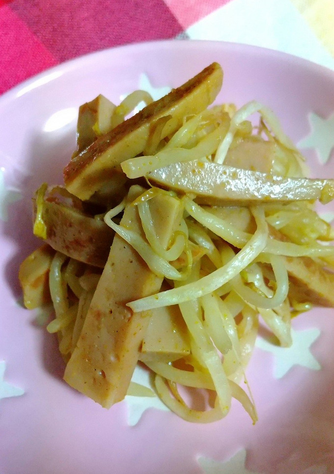 もやしとソーセージのカレー炒め-レシピのメイン写真