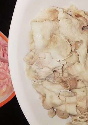 冷しゃぶ梅肉ソース☆-レシピのメイン写真
