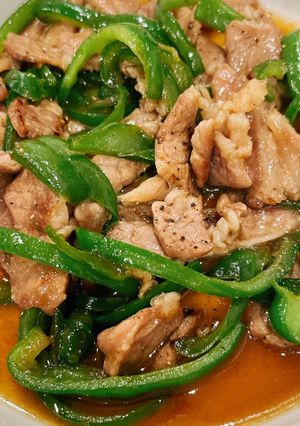 豚肉とピーマンのオイスターソース炒め-レシピのメイン写真
