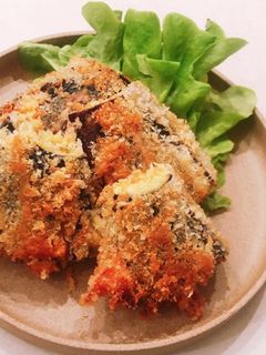 ナスのハム挟み揚げ-レシピのメイン写真