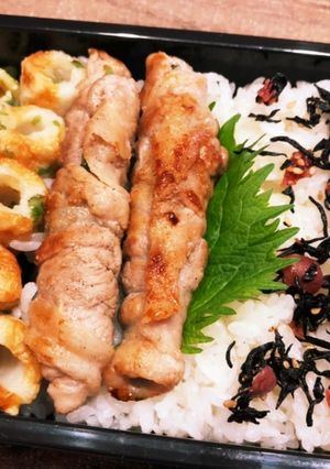 豚肉の大葉巻き弁当　0514-レシピのメイン写真