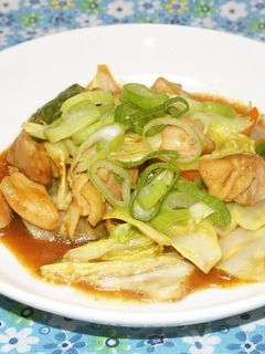 鶏とキャベツのシャキみそ炒め-レシピのメイン写真