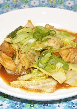 鶏とキャベツのシャキみそ炒め-レシピのメイン写真