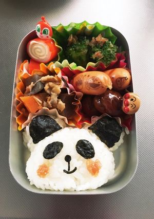 3歳　年少さんパンダ弁当-レシピのメイン写真