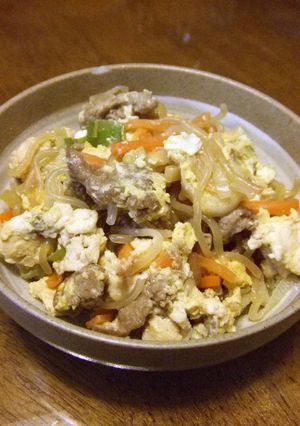 すき焼き風♬いり豆腐-レシピのメイン写真