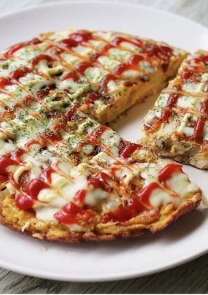 お好み焼きのような♪スパニッシュオムレツ-レシピのメイン写真