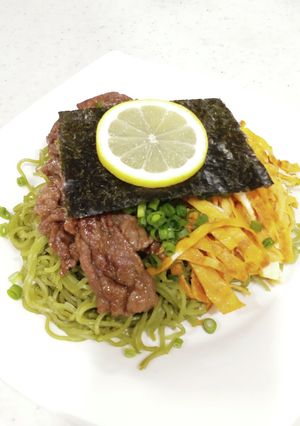 レモンで爽やか☆瓦そば♫甘辛お肉が美味☆-レシピのメイン写真