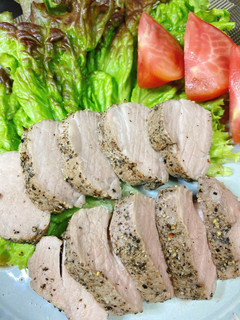 ⭐️ ヘルシーな豚ヒレ肉の低温調理!-レシピのメイン写真