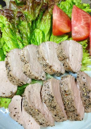 ⭐️ ヘルシーな豚ヒレ肉の低温調理！-レシピのメイン写真