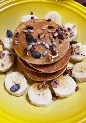 ふわふわパンケーキ　卵なし　vegan-レシピのメイン写真