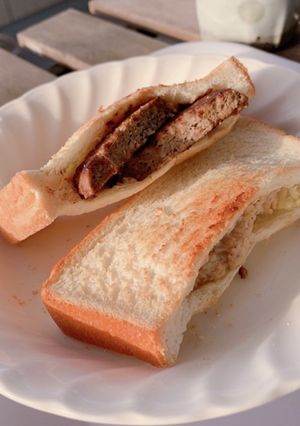 6枚切り食パンのアレンジ焼きサンドイッチ-レシピのメイン写真