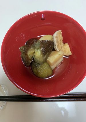 なすとじゃが芋の煮物（炊飯器調理）-レシピのメイン写真