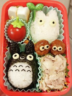 トトロおにぎり弁当!-レシピのメイン写真