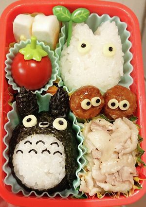 トトロおにぎり弁当！-レシピのメイン写真