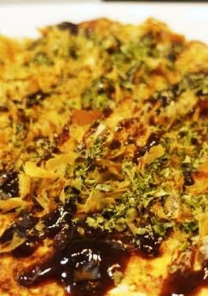 オオバコでヘルシー！たこ焼き風チヂミ-レシピのメイン写真