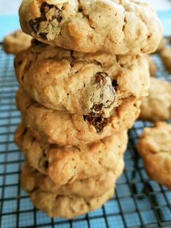 きな粉入り オーツ麦とレーズンのクッキー-レシピのメイン写真