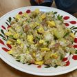 卵とベーコンとセロリの炒飯♪^ - ^