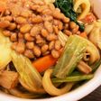 生姜香る♪納豆カレーうどん