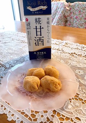 糀甘酒で牛乳もちきな粉♡モニターレシピ♡-レシピのメイン写真