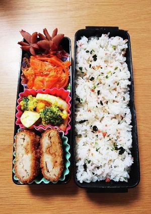 5/13 コロッケ弁当-レシピのメイン写真