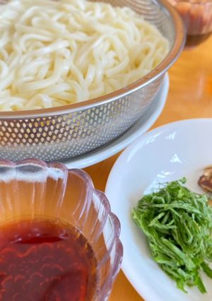 さっぱり♫4種の薬味 ざるうどん-レシピのメイン写真