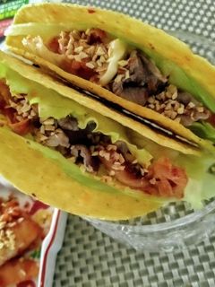 牛凄旨キムチ TACOS-レシピのメイン写真