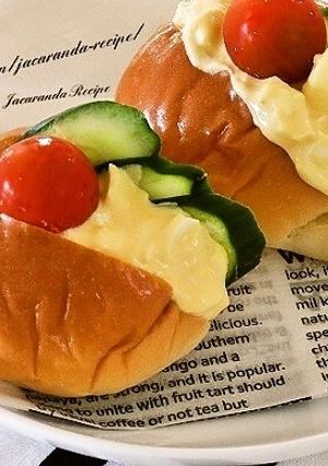 ロールパンでふんわり卵サンド-レシピのメイン写真