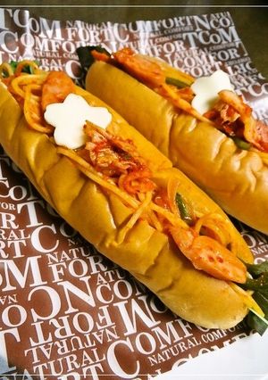 キムチナポリタンドッグ-レシピのメイン写真