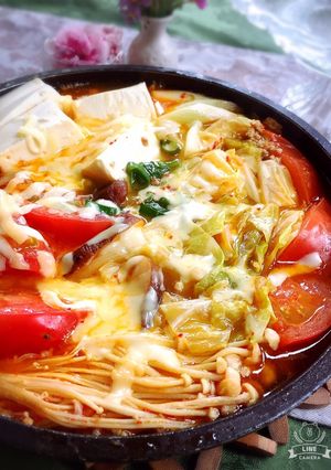 まろやか☆トマトきむチーズチゲ-レシピのメイン写真